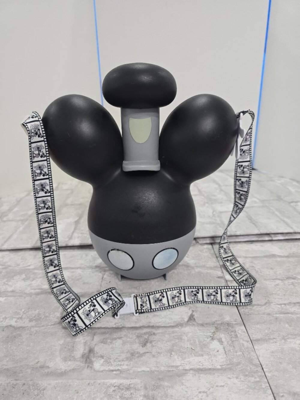 Disney Parks Steamboat Willie Balloon Popcorn Bucket 12" with Strap